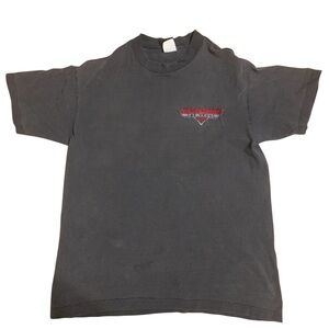 Vtg Harley-Davidson Gray Tee‎ Las Vegas Cafe Logo Small